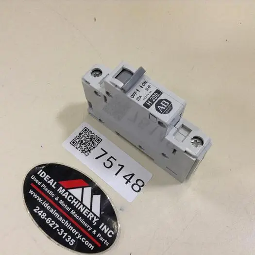 Used ALLEN BRADLEY 1492-CB1/H200 SER C Circuit Breakers Michigan US | Ideal Machinery #573151