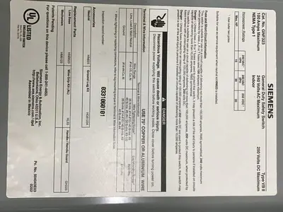 USED SIEMENS GNF323