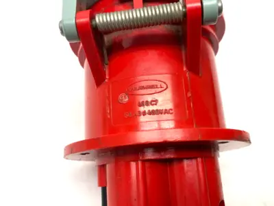 USED HUBBELL HEAVY DUTY IEC PIN & SLEEVE PLUG 3-PHASE 480VAC 60A