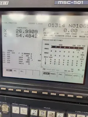 USED MORI SEIKI SL400B/2000