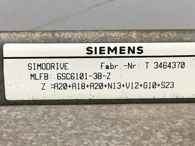 USED SIEMENS 6SC6101-3B-Z