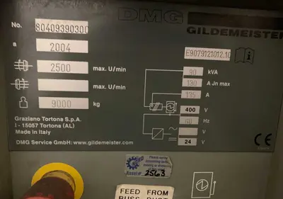 USED DMG GILDEMEISTER CTX620X1000