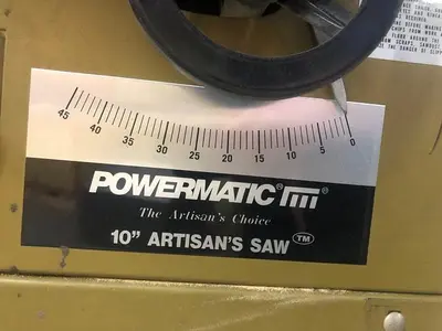 3359-600 10″ Powermatic Artisan Table Saw 20″ x 27″ Model 63