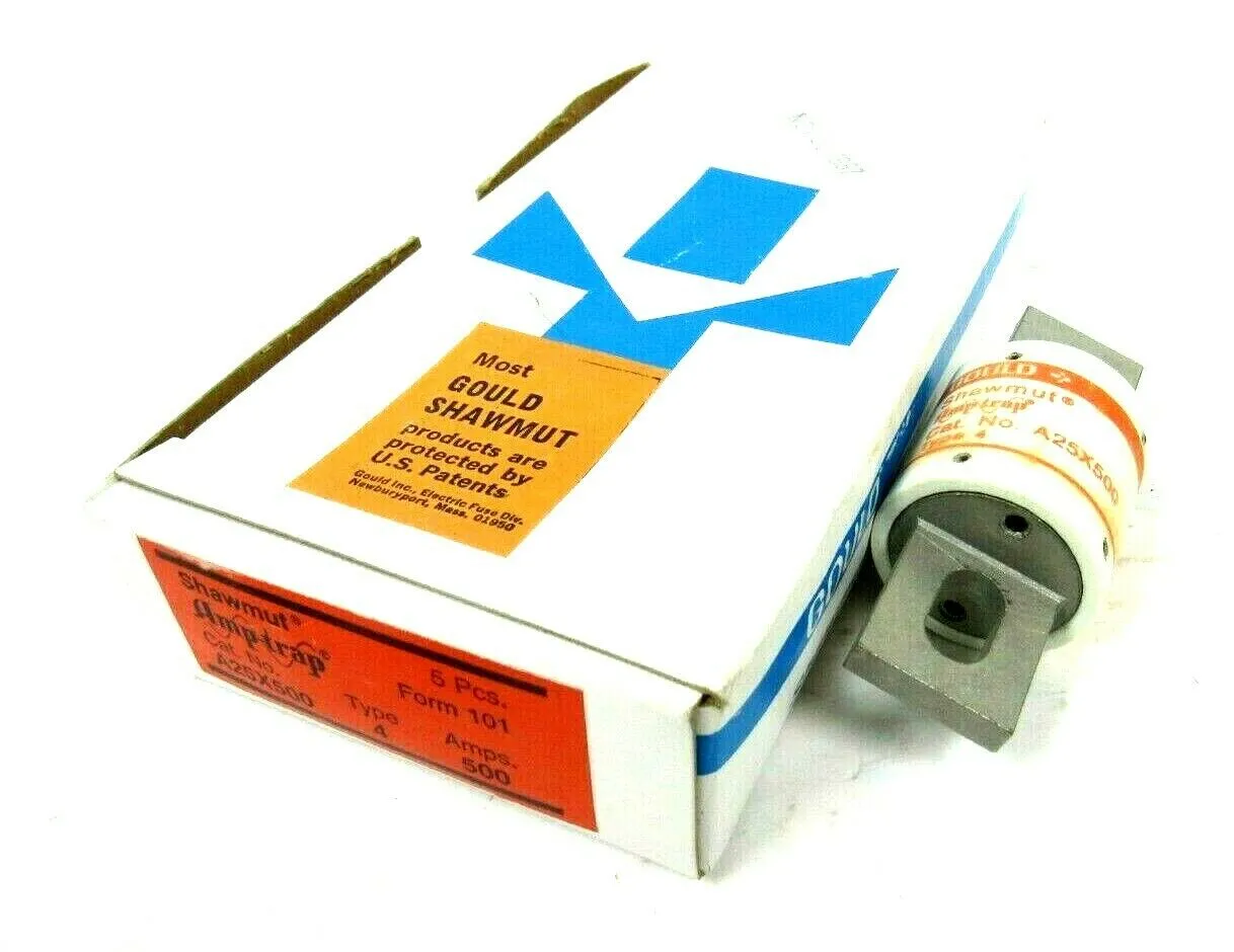 NEW BOX OF 5 SHAWMUT A25X500 FUSE 500A A25X500-4