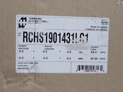 Used HAMMOND MANUFACTURING RCHS1901431LG1 Cabinets Ohio US | HGR 24 #729369
