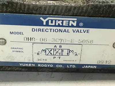 USED YUKEN DHG-06-3C70-E-5058