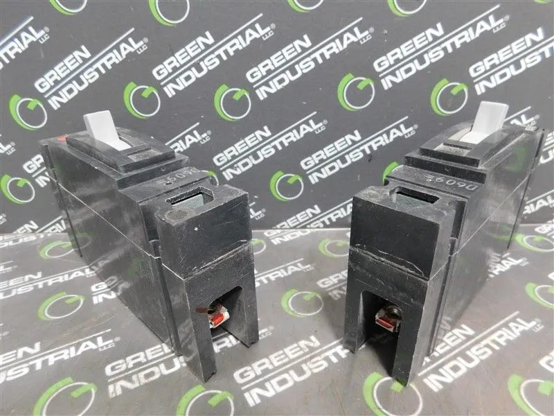 Lot of 2 General Electric THED113020 Circuit Breakers 277V 20A 125VDC  Used