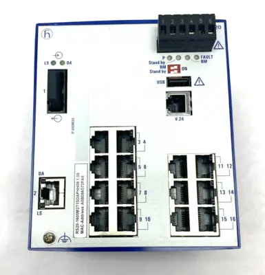 USED HIRSCHMANN MANAGED ETHERNET RAIL SWITCH