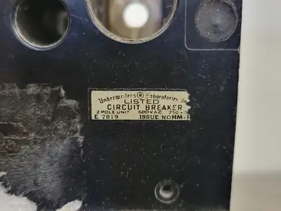 125 Amp, 2 Pole, 600 volts Circuit Breaker