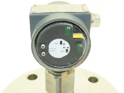 Foxboro 841GM-B Electronic Pressure Transmitter 12.5-36vdc 100psi 7.5" OD Flange