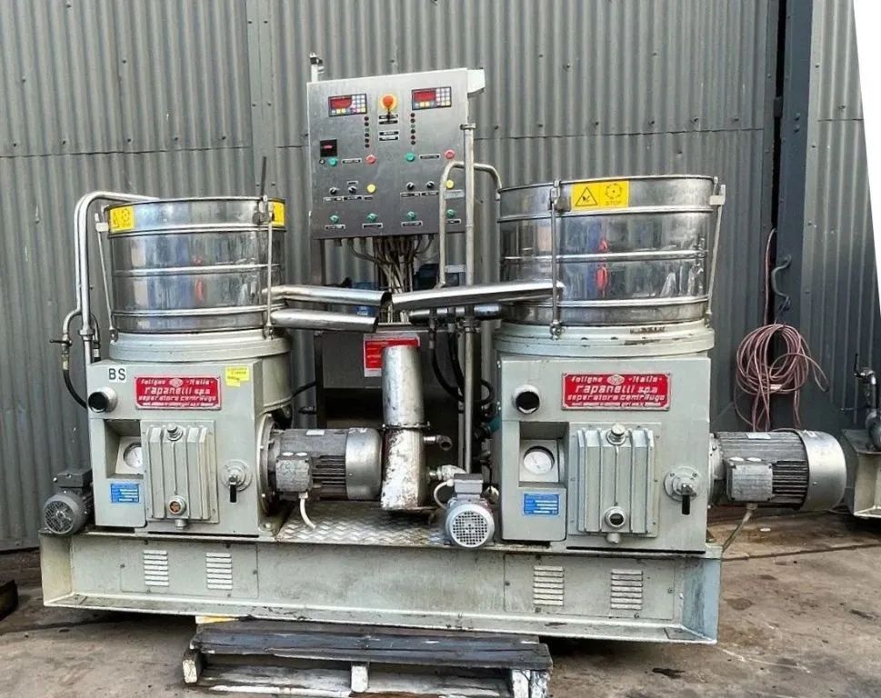 Rapanelli 2750 COMPS olive oil separators, 316SS.