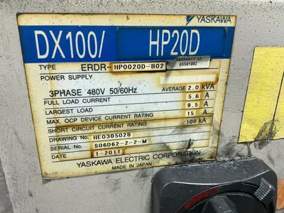 Used 2011 YASKAWA / MOTOMAN YRHP0020DA00 Robots Ohio US | HGR 24 #1568474