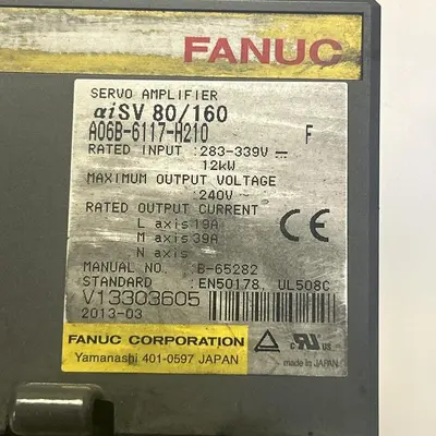 USED FANUC A06B-6117-H210