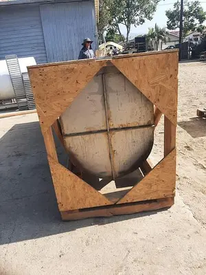 Tank, 550 Gallon, S/st, Jkt, Rectangular #C744548