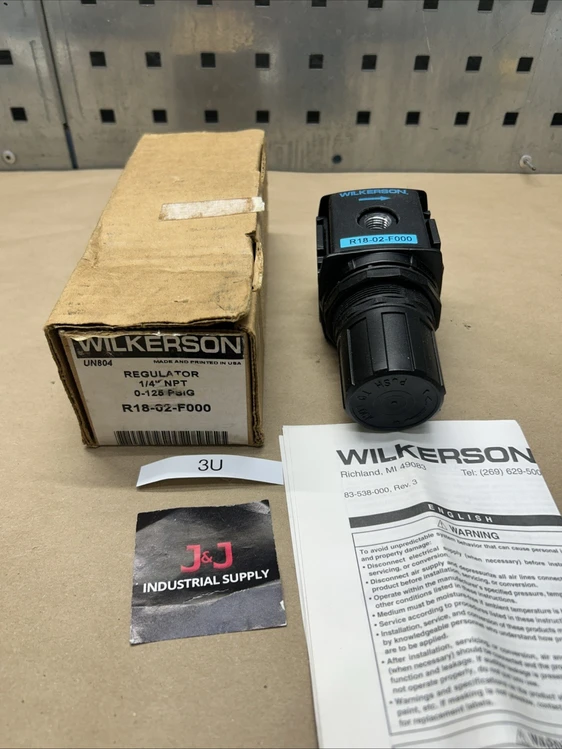 New | in-Stock Wilkerson R18-02-F000 Air Pressure Regulators Indiana US | J&J Industrial Supply #684761