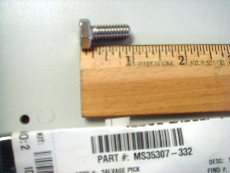 New | in-Stock Military Hex Head Cap Screws MS35307-332 Hardware Washers Arizona US | ASSET CONVERSION SPECIALISTS, INC. #312130