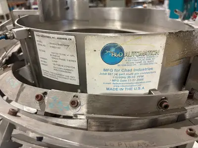 USED CHAD INDUSTRIES APPROX. 20" AT WIDEST POINT, 10" INNER