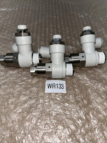 (3) SMC Flow Control with Check Valve ASP630F NNB Fast Shipping! + Warranty