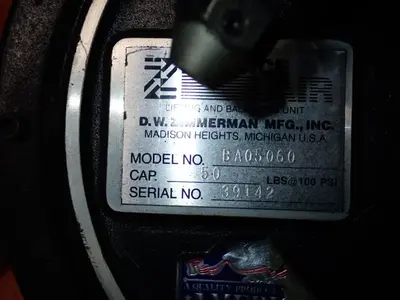 USED Z BALANCE AIR BA030080