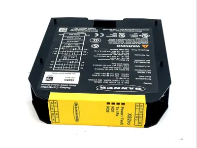 USED BANNER SAFETY RELAY OUTPUT MODULE 4NO 6A 24VDC DIN RAIL
