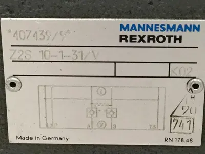 USED MANNESMANN REXROTH Z2S10131V