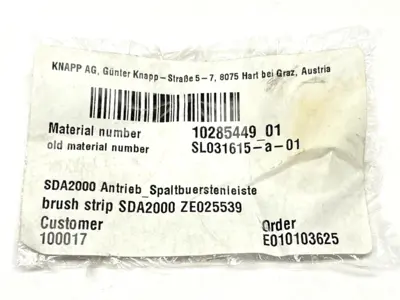 10285449_01 | Knapp  Brush Strip SDA2000 ZE025539 - Used