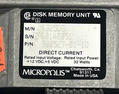Used MICROPOLIS 900527-01-1D Memory Ohio US | Surplus Asset Holdings #1227736