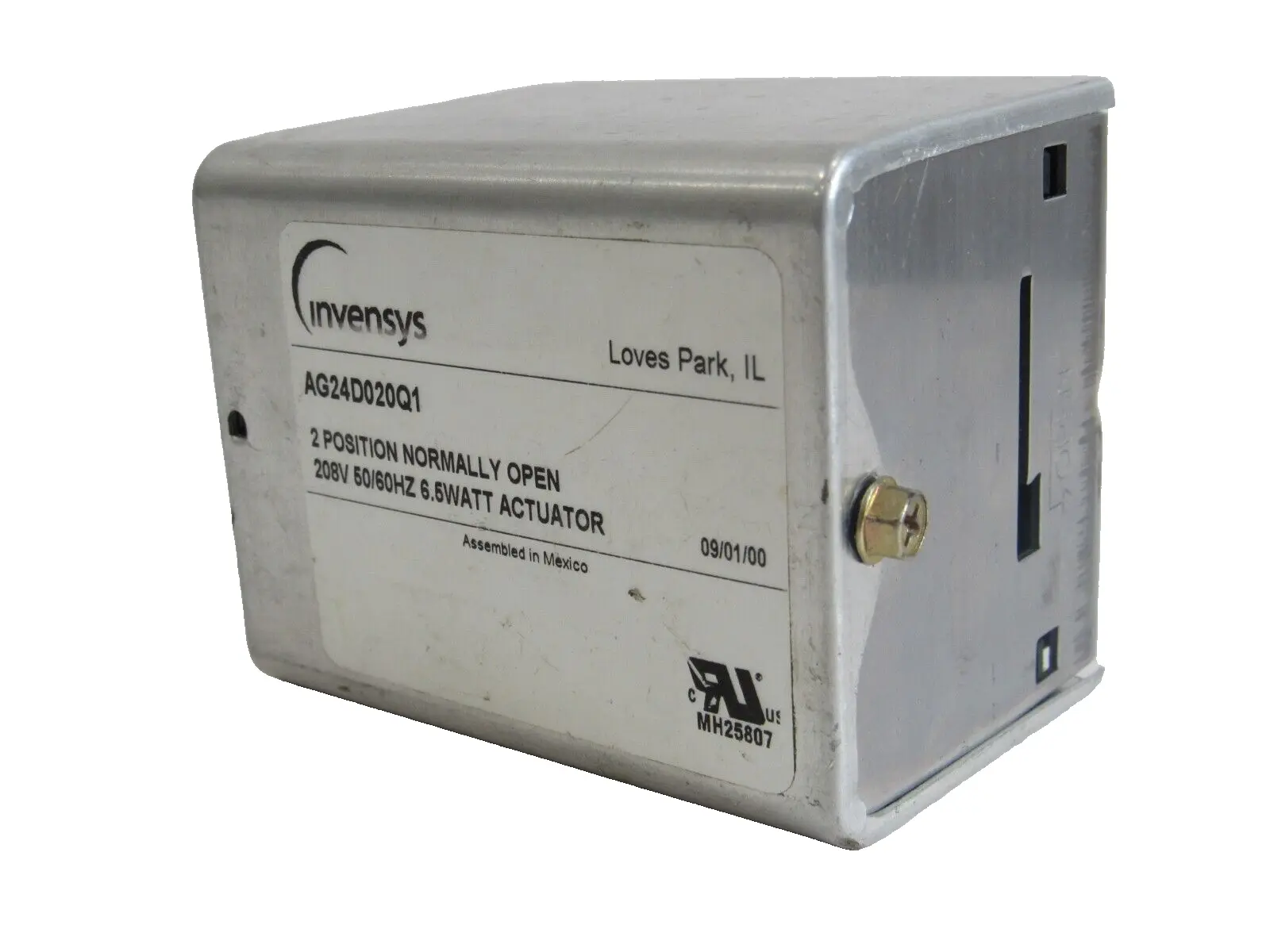 NEW INVENSYS AG24D020Q1 ACTUATOR 208V 50/60HZ