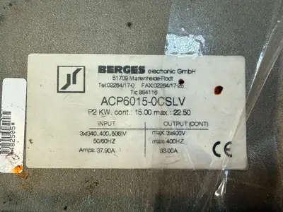 Berges ACP6015-0CSLV Frequency Inverter ACP60150CSLV (11.6.1)