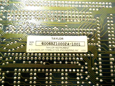 TAYLOR ELECTRONICS 6006BZ10002A PROCESSOR MODULE 6006BZ10002A-1001