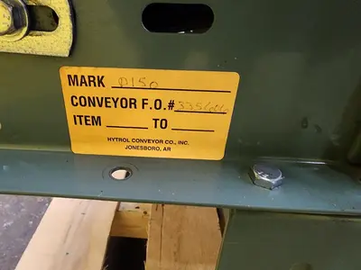 Used HYTROL GAPPER BELT CONVEYOR Conveyors Wisconsin US | Packer City Sales #1297858