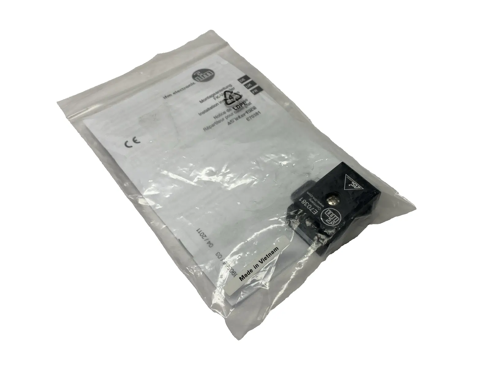 NEW IFM AS-INTERFACE FLAT CABLE SPLITTER