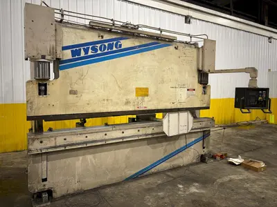 180 TON X 12' WYSONG MODEL #FAB180-144 HYDRAULIC PRESS BRAKE: STOCK #10742