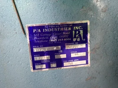 USED P/A INDUSTRIES MSS 49V