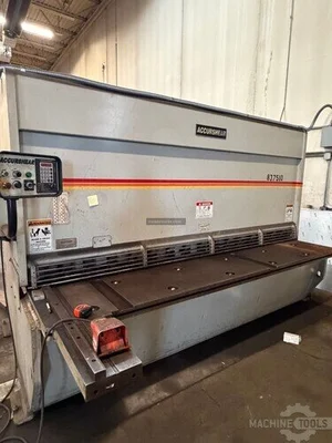 Used 1999 ACCURSHEAR 837510 Power Squaring Shears (Inch) Illinois US | Meadoworks #1496671