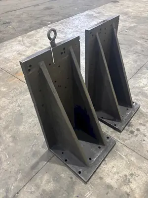 (2) 18" X 18" X 36" X ANGLE PLATES: YOBRO #24037
