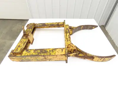 Steel Barrel Drum Grapple Handler Carrier Lifter Yellow Heavy Duty Tip Activated