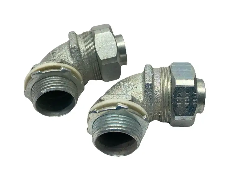 Used APPLETON LIQUIDTIGHT CONNECTOR 90 DEGREE 3/4" LOT OF 2 Connector Accessories | Maverick Industrial Sales #1100198