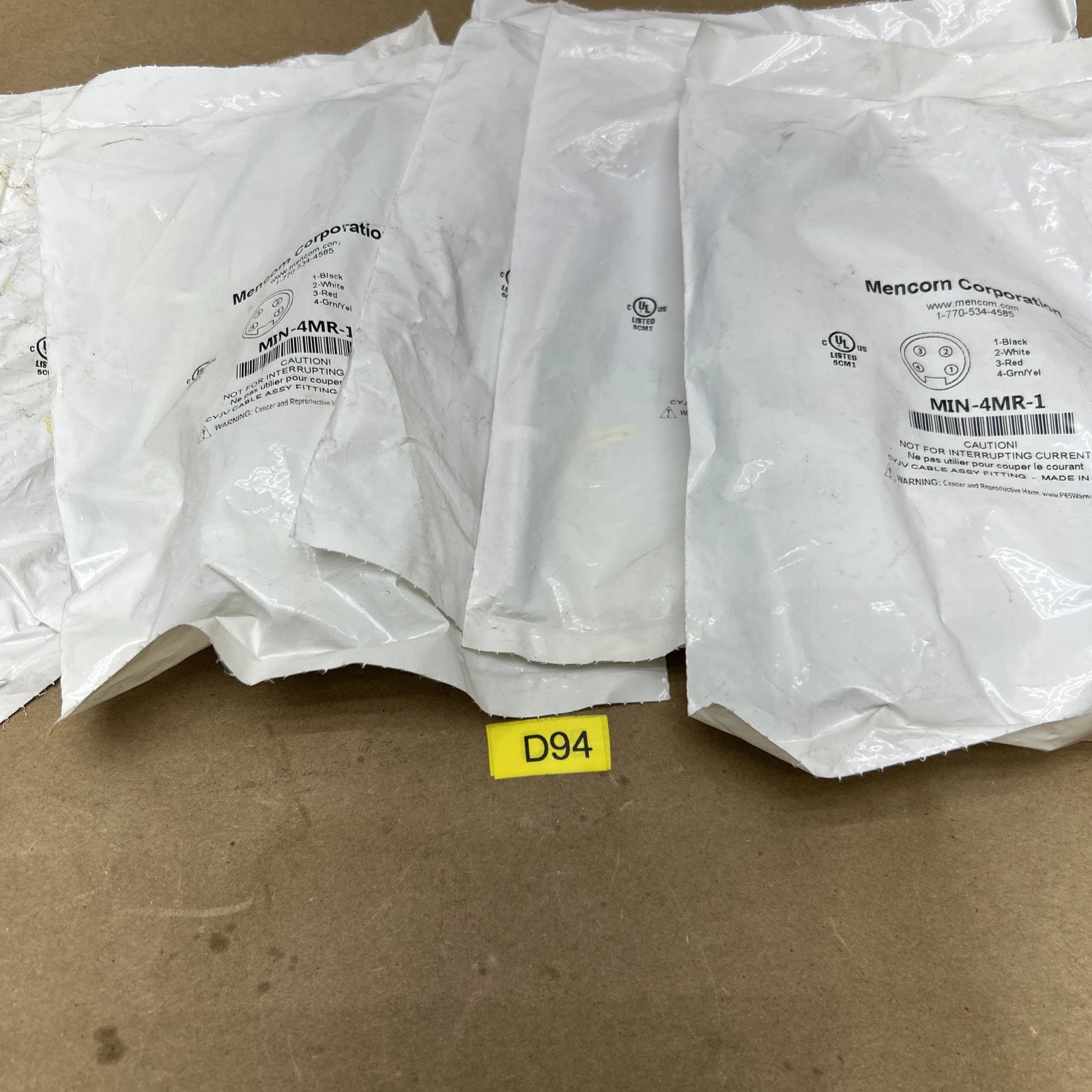 New | in-Stock Mencom Corporation MIN-4MR-1 Cable & Wire | J&J Industrial Supply #545734