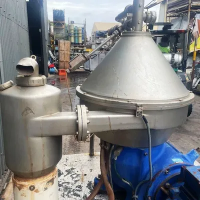 Alfa-Laval VNPX 510 SGD-34G-50 clarifier centrifuge skid, 316SS.