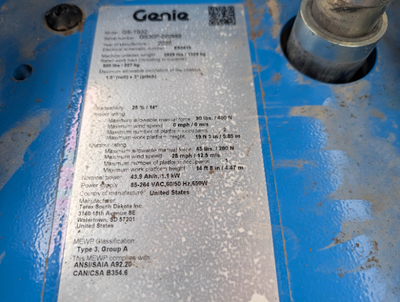 NEW 2026 Genie GS-1932E