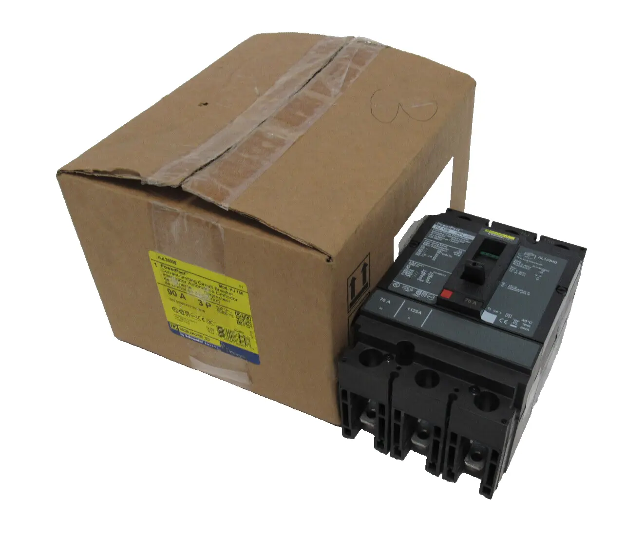 NEW SQUARE D HJL36090 CIRCUIT BREAKER 90A 3P
