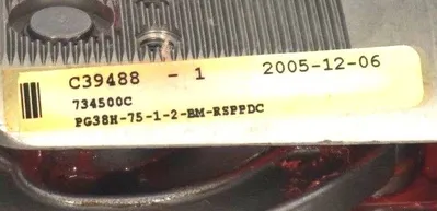 NEW BTM CORPORATION PG38H-75-1-2-BM-RSPPDC PNEUMATIC LOCKING GRIPPER