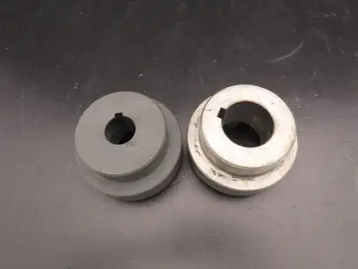 Magnaloy Model 400 Flex Coupling Hub Aluminum 1-5/8" & 1" Bores With Keyway
