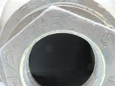 Ward 4"Anvil Tee w/4"Male Threaded Coupler & 4"-2-1/2"Reducer & 4"Barbed Fitting