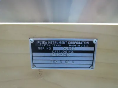 RUSKA 2485-940 Inspection & Test Equipment | Global Machine Brokers, LLC (2)