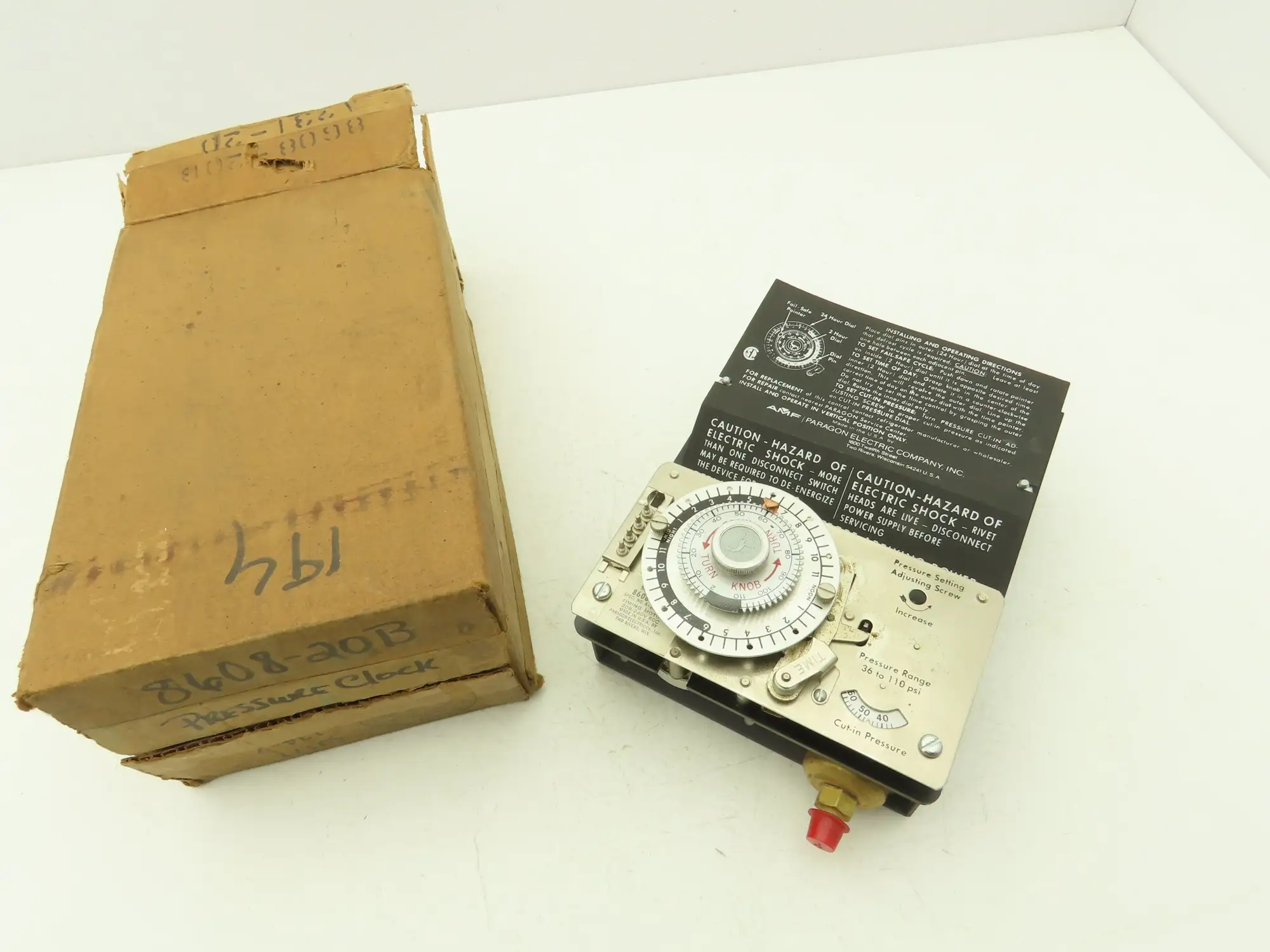 AMF Paragon Electric 8608-20B Time Defrost Control 36-110 PSI