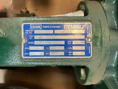 USED CRANE DEMING 4011