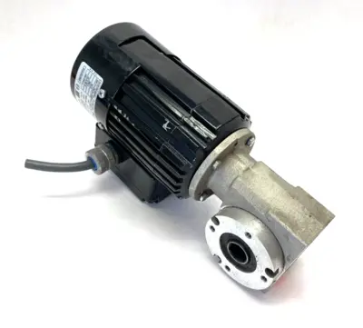 USED BOSCH REXROTH BODINE AC MOTOR TYPE 34Y6BFPP, 3842503062 GEAR UNIT
