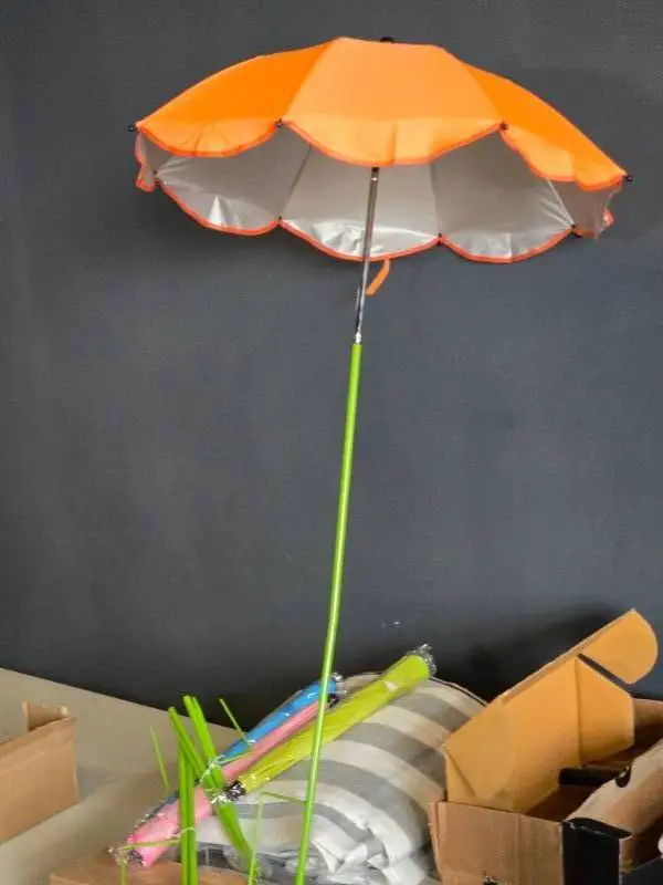 Lot of (2 Sets of 4) Umbrella with Stakes 40" x 24"